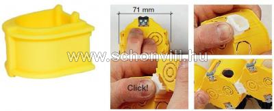 SCHNEIDER IMT35180 Gipszkarton toldóelem IP20 sárga 