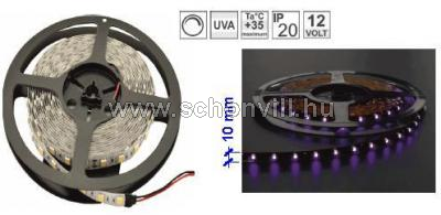 NBB 903003105 UV LED-szalag 14,4W 12V IP20 SMD5050 14,4W/m 60LED/m 395-405nm 1.