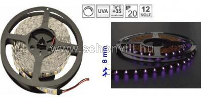 NBB 903003104 UV LED-szalag 4,8W 12V IP20 4,8W/m SMD3528 30LED/m 395-405nm 1.
