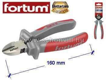 FORTUM 4770331 oldalcsípő fogó 160mm 1.