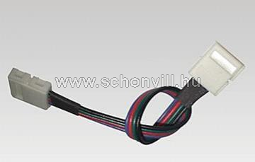 NBB 903000040 4-PIN 10mm RGB LED szalag csatlakozó clip-clip 1.