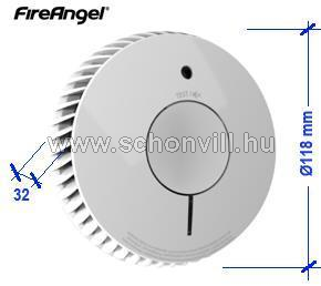 FIREANGEL FA6120-INT FireAngel füstjelző ∅11,8x3,2cm 1.