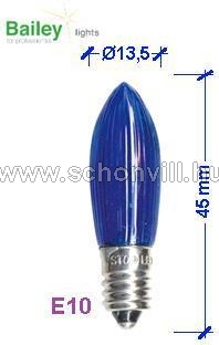 14V 3W E10 kék pótizzó 16-izzós karácsonyi hagyományos fényfüzérhez Bailey CE04501403RIB 1.