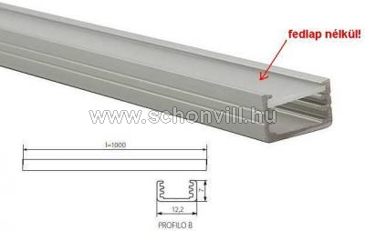 KANLUX 19161 PROFILO B alumínium profil LED szalagokhoz, 12,2x7x1000mm 1.