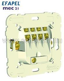 MEC 21174 - Kábelkivezető alj betét 4x2,5 mm² 250V AC 1.