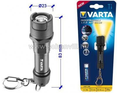 VARTA 16701101421 Indestructible Key Chain LED-es kulcstartó (1xAAA elemmel) 1.