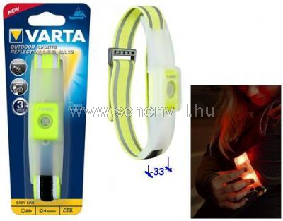 VARTA 16620101401 Outdoor Sports Reflective LED-izzós karpánt 2x CR2032 elemmel 1.
