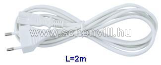 SOMOGYI N 1-2WH/VDE Hálózati csatlakozókábel 2m, 2x0,75mm² 1.